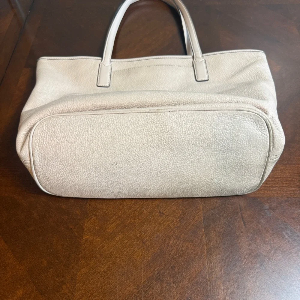 Michael‎ Kors Blush Pink Pebbled Leather MK Logo Tote Bag